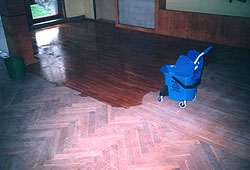 Parkettreinigung